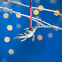 Wooden Plesiosaurus Dinosaur Christmas Tree Decoration, thumbnail 1 of 3