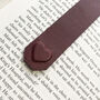 Leather Bookmark With A Heart Symbol, thumbnail 2 of 5