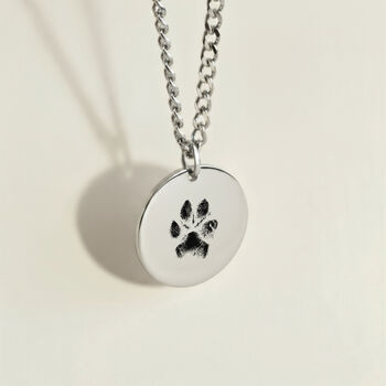 Custom Paw Print Necklace, 10 of 10