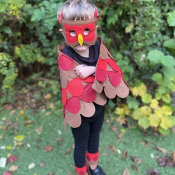 Red Robin Bird Costume For Kids And Adults, 4 of 10