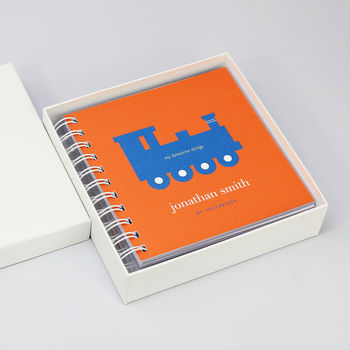Personalised Kid's Steam Train Small Notebook, 3 of 9