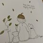 Little Acorn Childs Art Print, thumbnail 3 of 5
