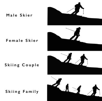 Personalised Skiing Map Print, 4 of 6