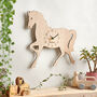 Horse Personalised Children's Clock, thumbnail 1 of 2