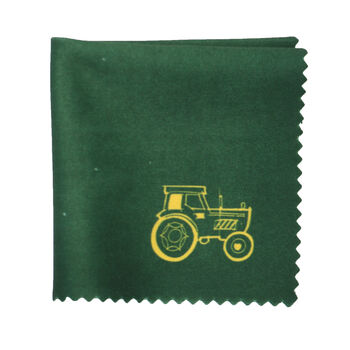 Tractor Embossed Glasses Case And Cloth, 2 of 3