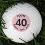 Personalised Big Age Golf Ball, thumbnail 5 of 8