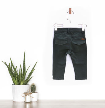 Baby Boys Cotton Chinos, 2 of 2