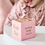 Personalised Scallop New Baby Gift Keepsake Wooden Block, thumbnail 10 of 10