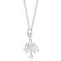 Sterling Silver Tree Charm Necklace, thumbnail 2 of 8