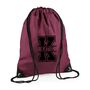 Personalised Initial And Name School Drawstring Rucksack, thumbnail 3 of 8