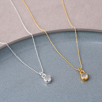 Gem Dot Personalised Birthstone Necklace, 5 of 12