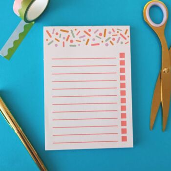 A6 Sprinkles Checklist Notepad, 2 of 5