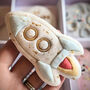 Personalised To The Moon And Back Hand Iced Biscuit Gift Box Fathers Day Gift, thumbnail 1 of 9