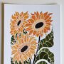 Sunflower Joy Bloom Art Print, thumbnail 2 of 6