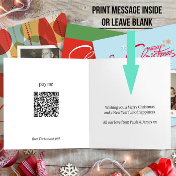 The 'Christmases Past' Movie Greeting Card Pack | Six Or Twelve Pack Of Family Christmas Cards, 4 of 6