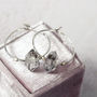 Herkimer Diamond Hoop Earrings, thumbnail 2 of 6