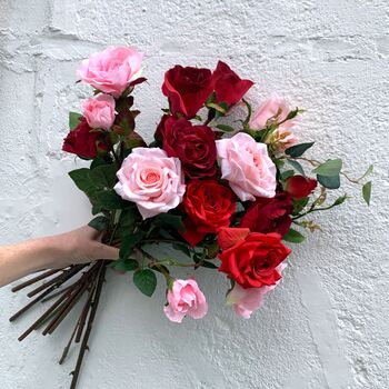 'Roseraie' Luxury Silk Rose Bouquet, 2 of 12