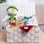 Personalised Baby's 1st Christmas Hamper Snowman Design, thumbnail 2 of 2
