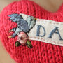 Tattoo Style Heart Rattle For Baby, thumbnail 6 of 8