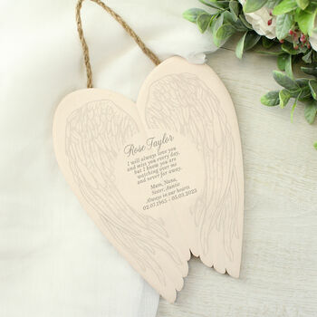 Personalised Memorial Wings Ceramic Keepsake, 3 of 6