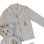 Lilly Girls Check Pyjama Set With Matching Teddy Bear, thumbnail 4 of 8