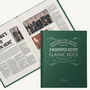 History Of Classic Rock Music Personalised Gift Deluxe Book, thumbnail 1 of 10