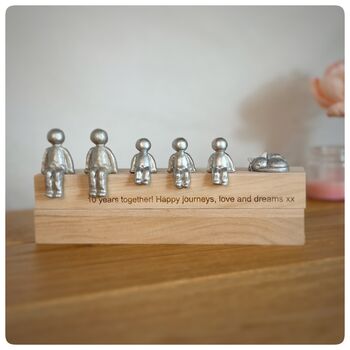 Personalised Our Family Ornament With Choice Of Figures, 7 of 11