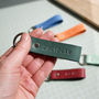 Personalised Leather Colour Keyrings, thumbnail 3 of 10