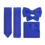 Men's Knitted Bow Tie In Royal Blue | Perfect Wedding Neck Tie For Groomsmen | Gents Woven Tie, thumbnail 3 of 12