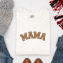 Mama Leopard Print Sweatshirt, thumbnail 1 of 7