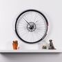 Handmade Racing Bike Wheel Clock With Brake Disc Large, thumbnail 4 of 8