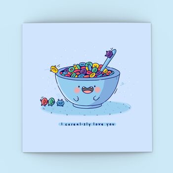 Cute Cereal Greetings Card, 10 of 10