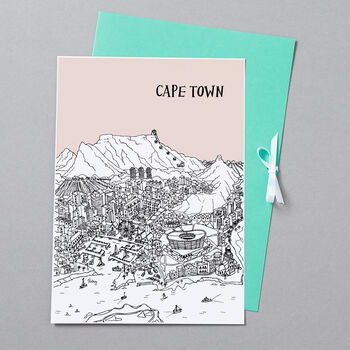 Personalised Capetown Print, 2 of 9