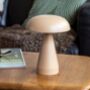 Cordless Dimmable Mushroom Touch Lamp, thumbnail 2 of 5
