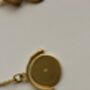 Gold Vermeil Personalised Spinner Necklace, thumbnail 2 of 4