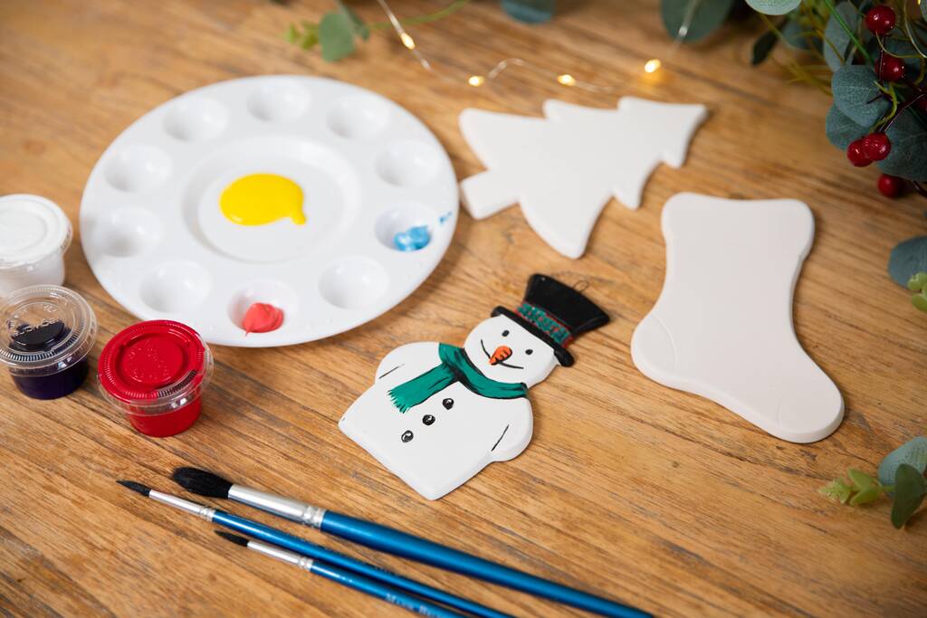 christmas ceramic painting