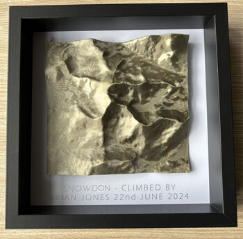 Snowdon 3D Printed Map, 9 of 11