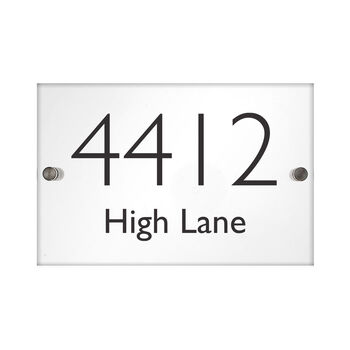 Personalised House Number Sign, 2 of 4