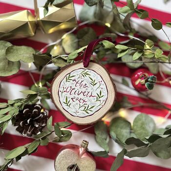 Personalised Hand Painted Family Christmas Bauble, 3 of 4