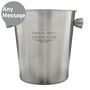 Personalised Stainless Steel Ice Bucket, thumbnail 5 of 6