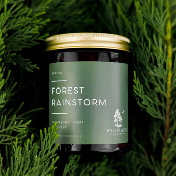 Forest Rainstorm Rain Scented Soy Candle, 2 of 7