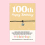 Milestone Birthday Wish Bracelet Gift, thumbnail 11 of 12