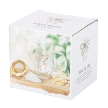 Tea Gifts Double Wall Glass Mug With Quartz Tea Infuser, 2 of 9