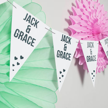 Laminated Outdoor Personalised Bunting, 2 of 4