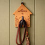 Oak Dog Leash Hook | 'Walkies' | Cast Iron Tail | Pet Accessory | Homeware | Pet Room, thumbnail 1 of 2