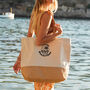 Personalised Summer Beach Tote Bag Gift For Her, thumbnail 1 of 3