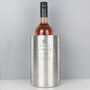 Personalised Anniversary Stainless Steel Wine Cooler, thumbnail 2 of 6