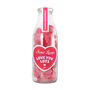 Vegan 'Love You Lots' Strawberry Heart Gummies Jar, thumbnail 2 of 2