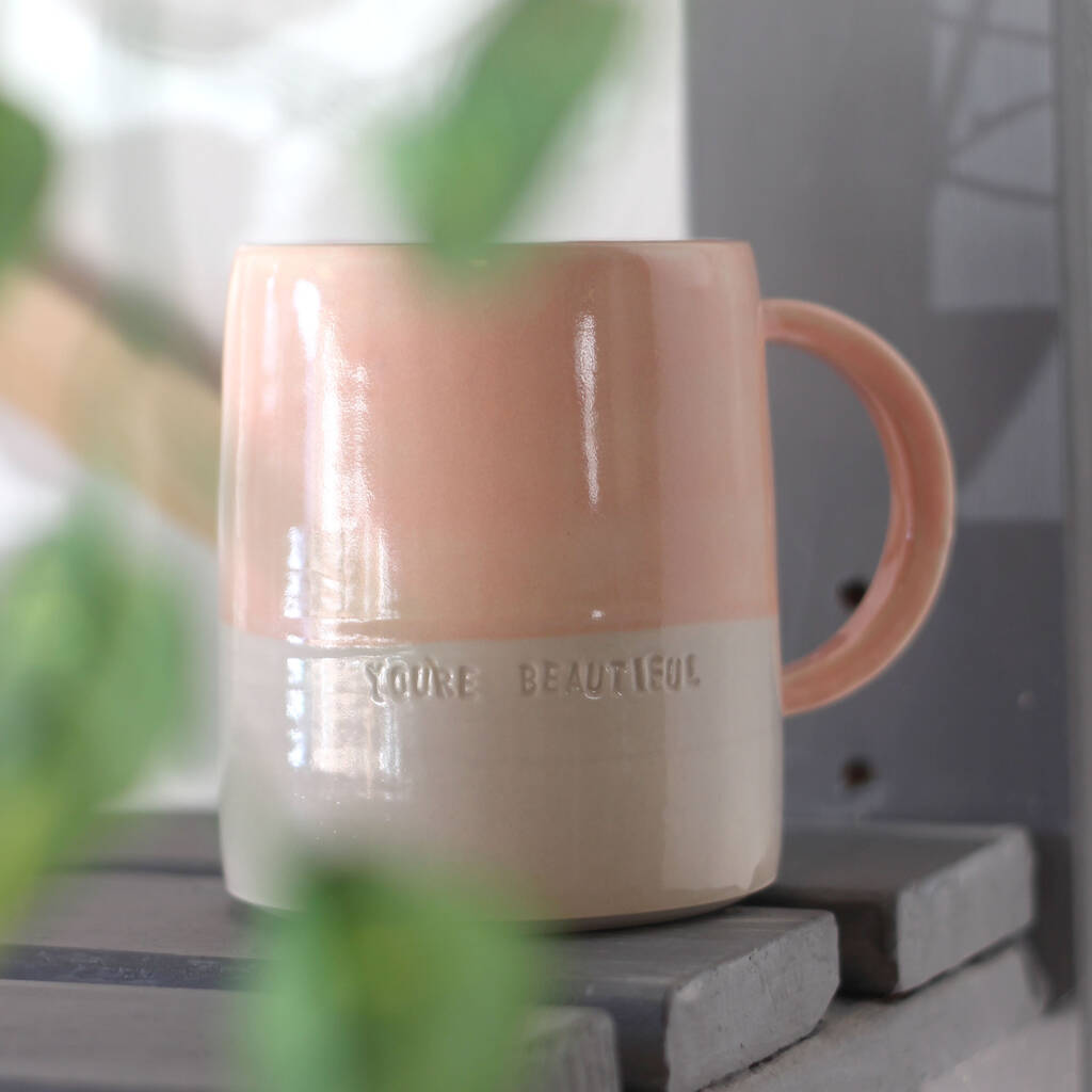 'You're Beautiful' Ceramic Mug, 1 of 8