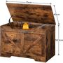 Wooden Storage Chest Trunk Storage Bench Box, thumbnail 9 of 9